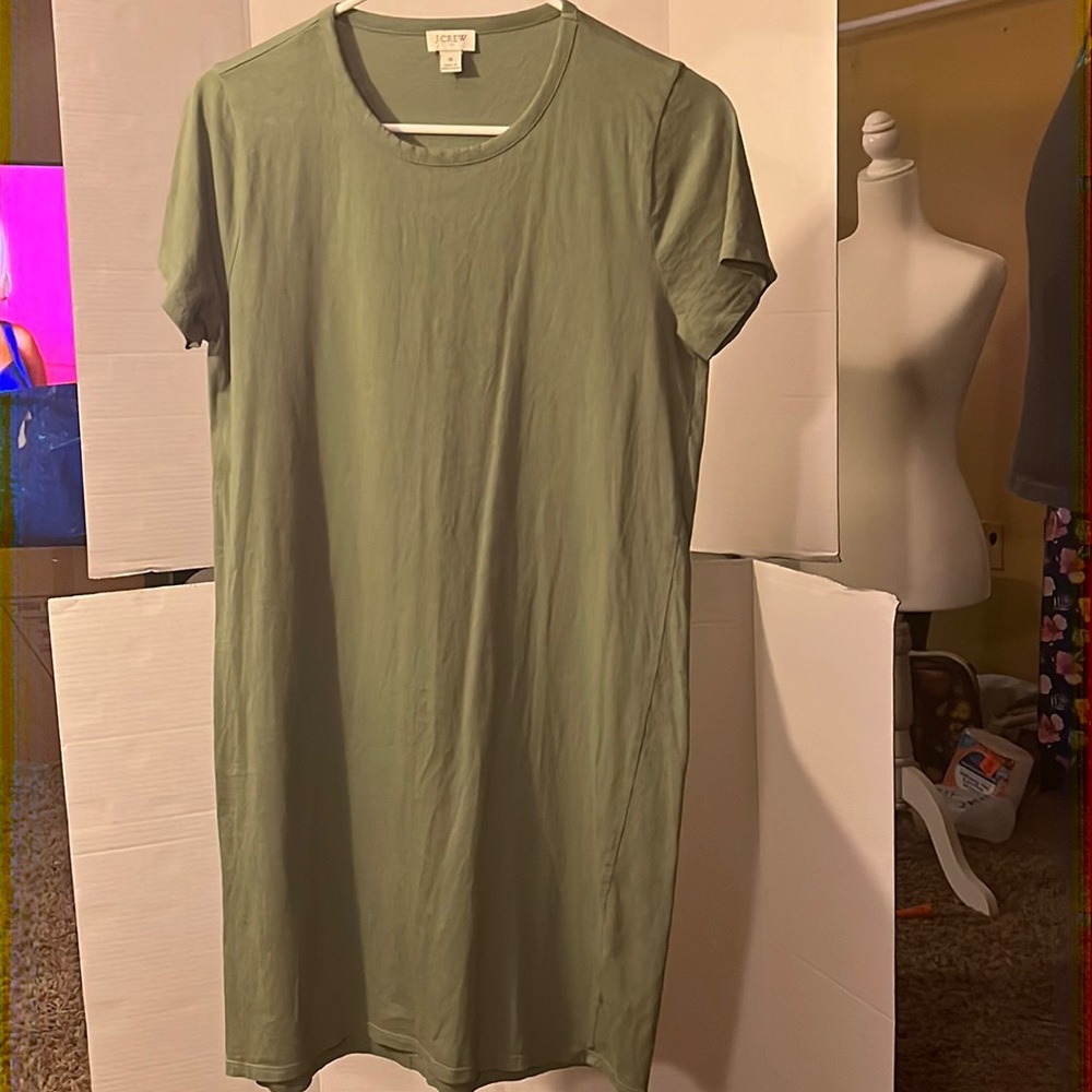 J.Crew sage green size s dress